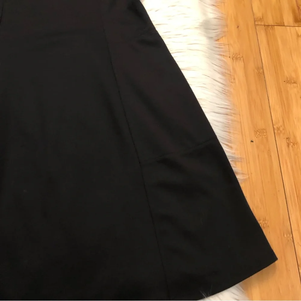 Free People Beach Black Cage Neck Cut Out Skater Womens Dress, size S